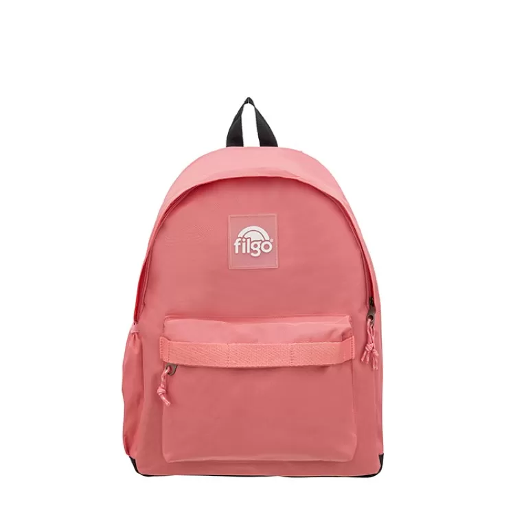 Mochila Escolar Filgo 2026 Keyway 17" Coral Pastel Art.MO26-KWAY-319